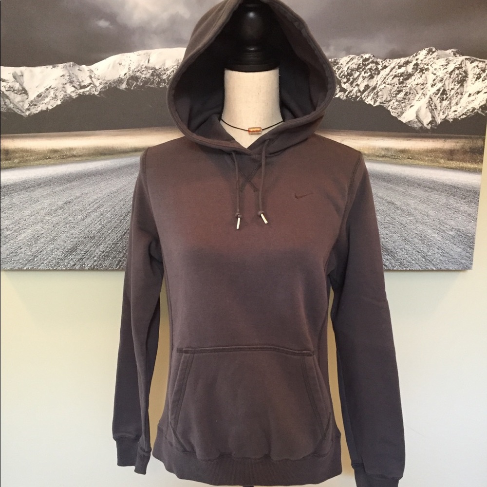 Grey Nike sportswear rally hoodie